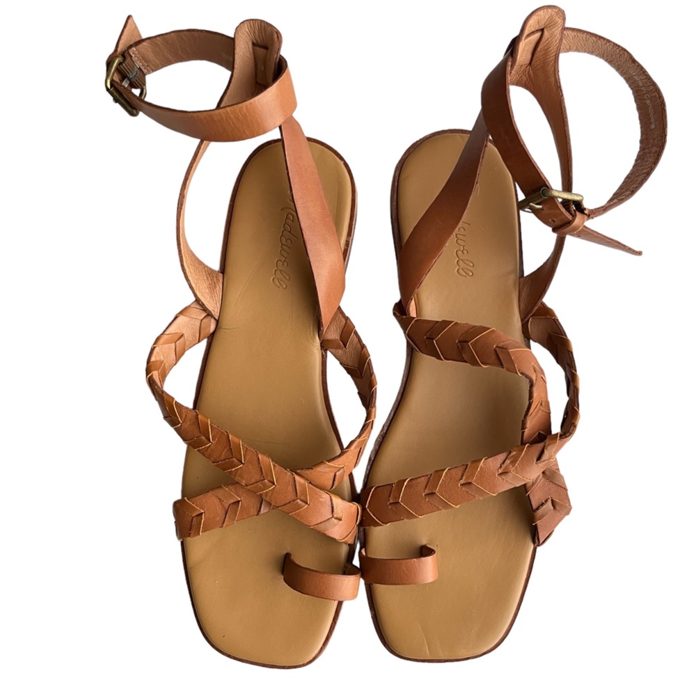 Madewell Cassia Whipstitch Sandals MC669 leather